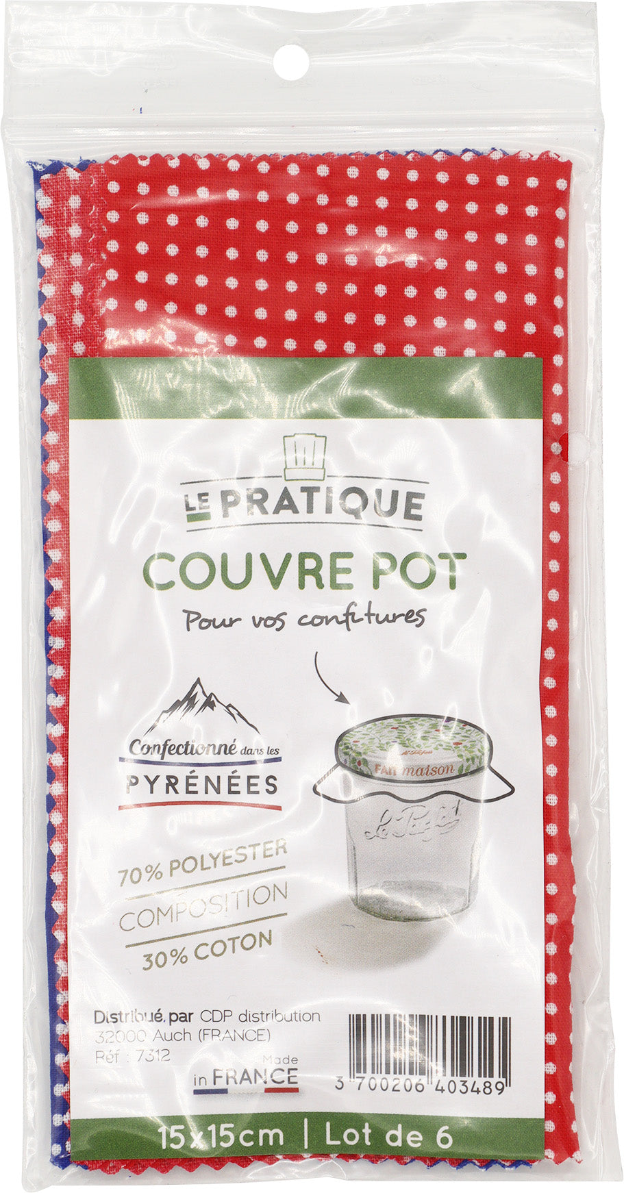 6 couvre-pots - Le Pratique