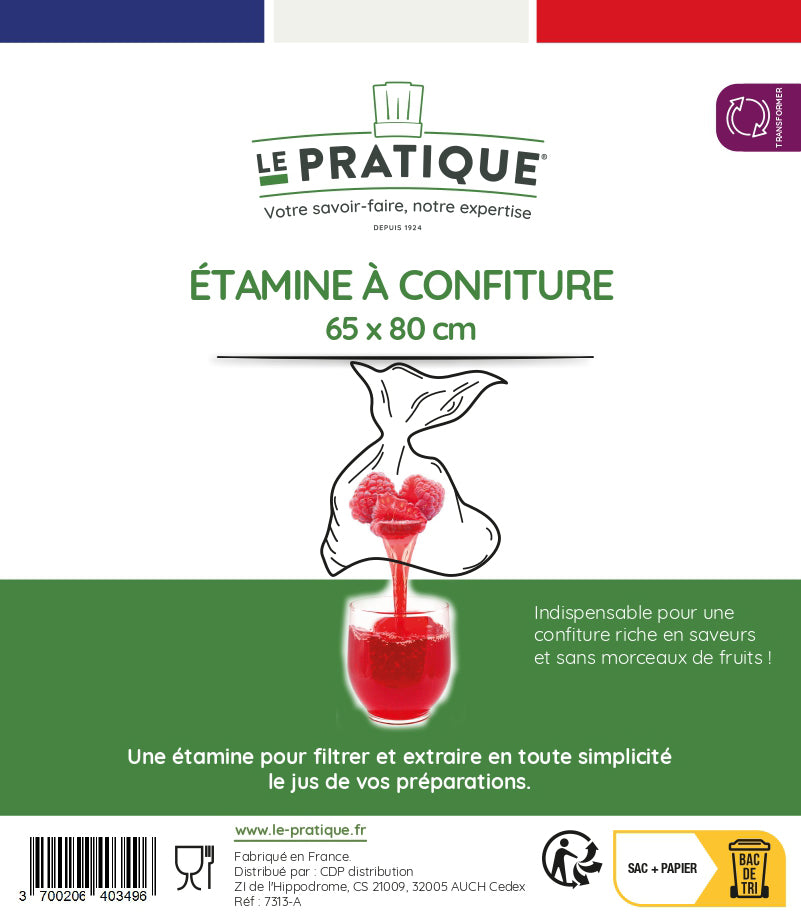 Etamine à confiture - Le Pratique