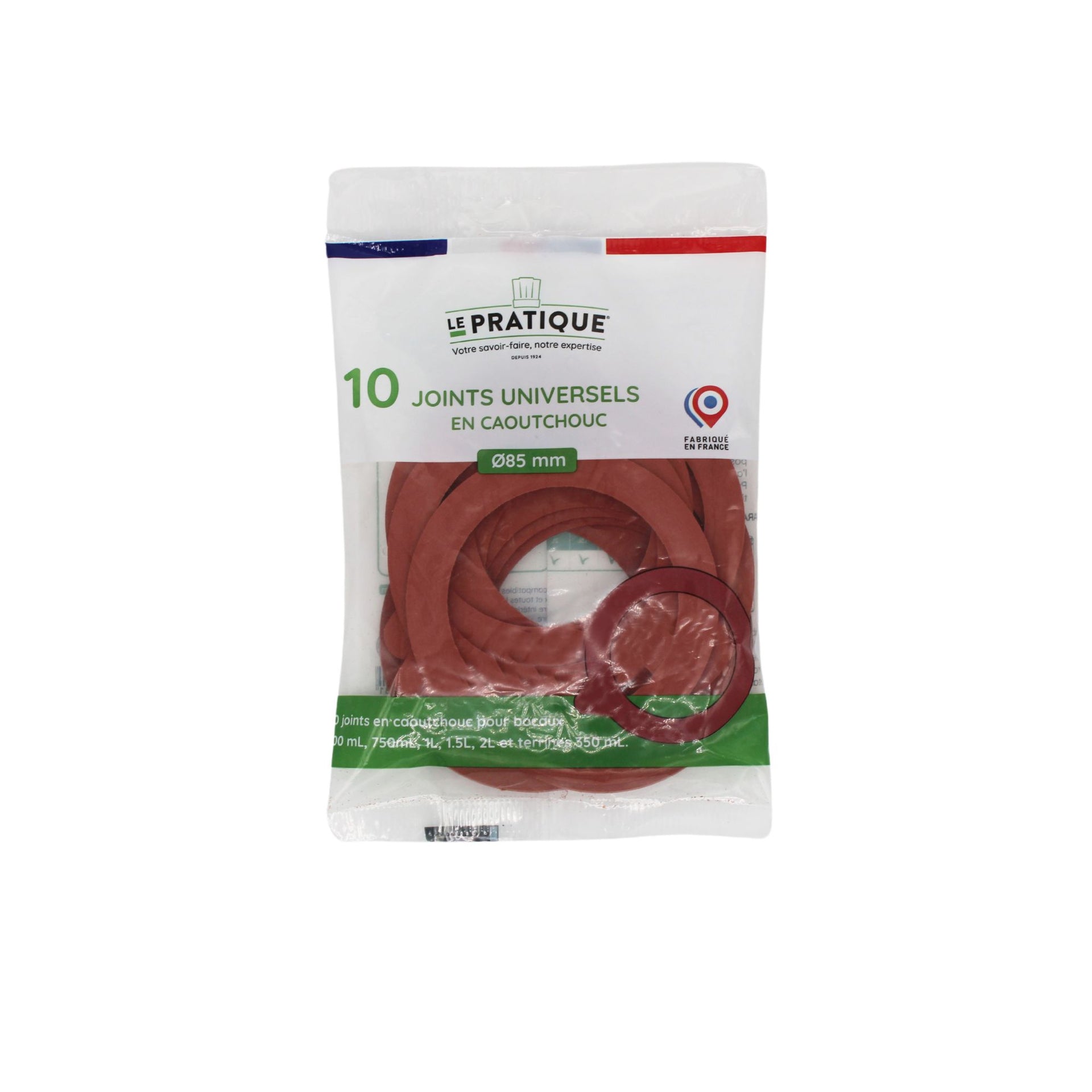 Sachet de 10 joints universels Ø 85 mm - Le Pratique