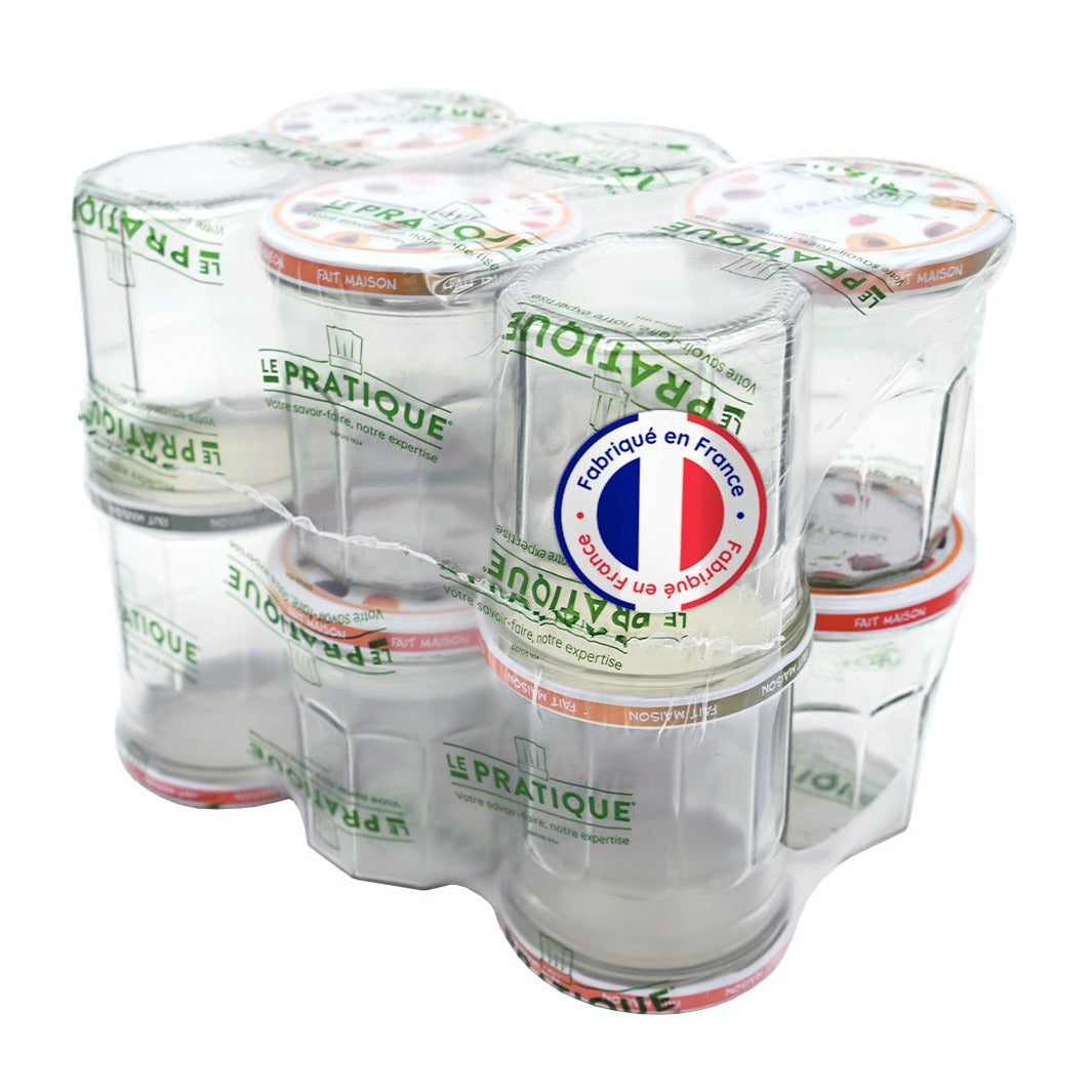 Pots de confiture 324 ml pack de 12 - Le Pratique