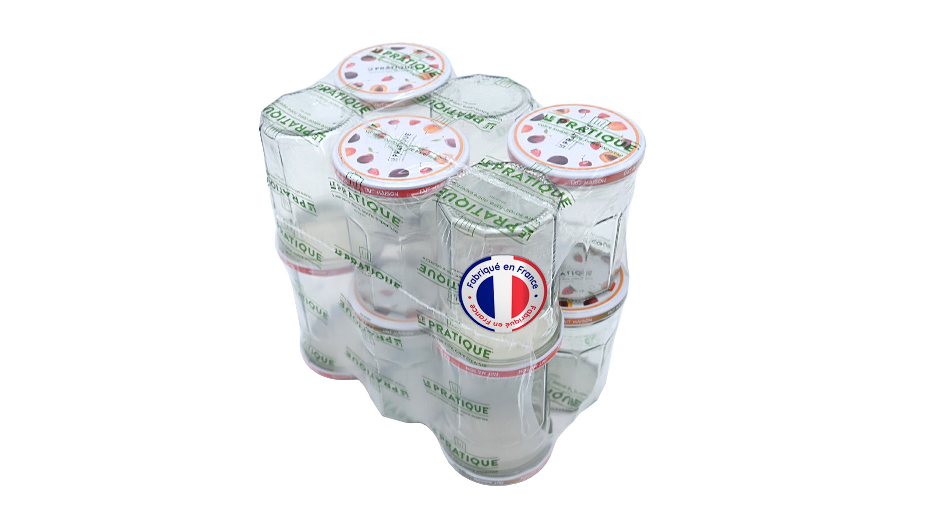 Pots de confiture 385 ml pack de 12 - Le Pratique