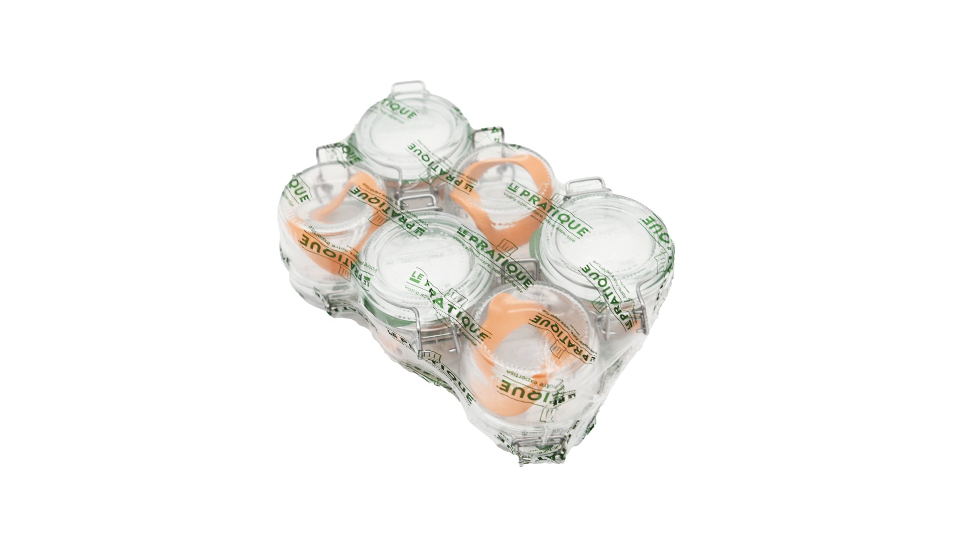 Bocaux 125 mL Ø 70 mm pack de 6 - Le Pratique