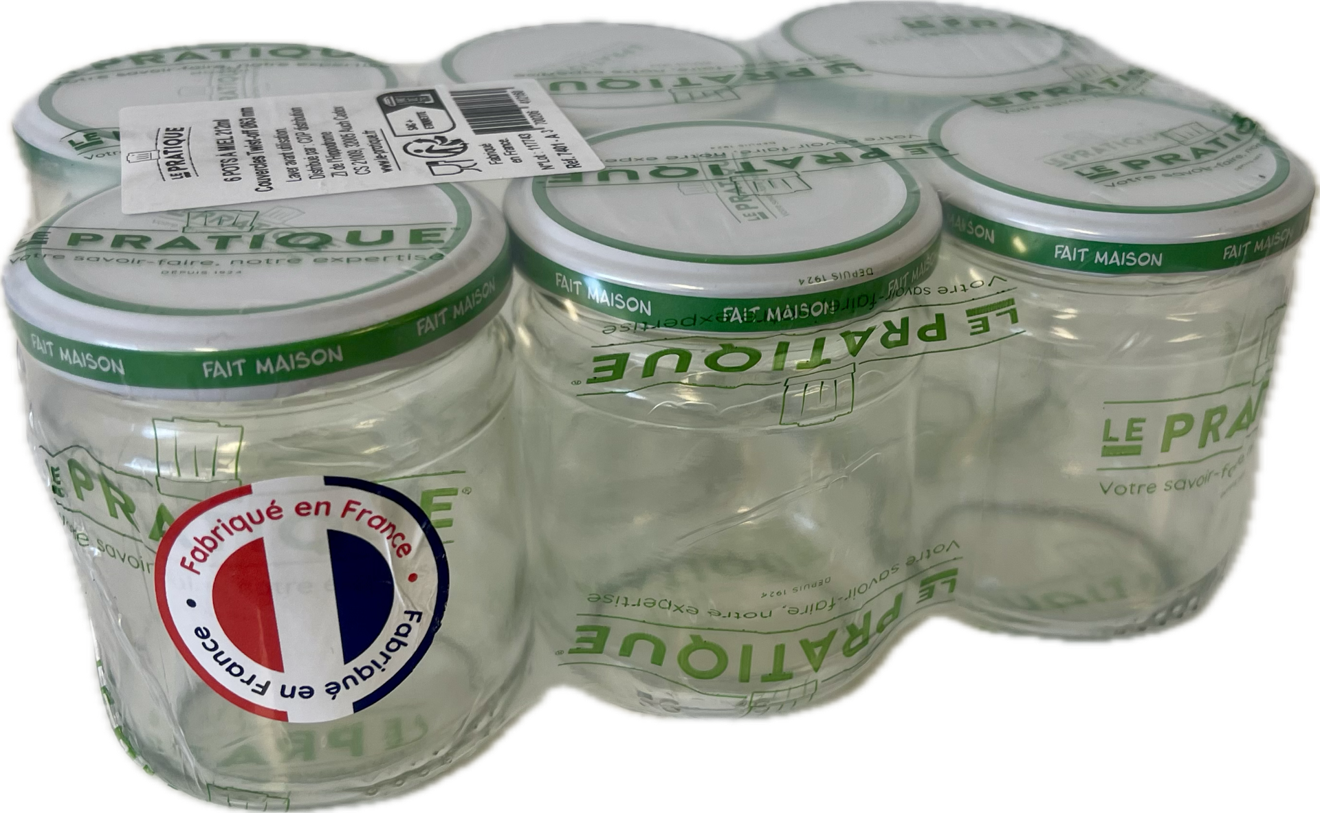 Pots à miel 212 ml pack de 6 - Le Pratique