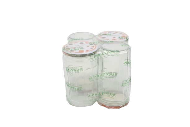 Pots de confiture 650 mL pack de 4 - Le Pratique