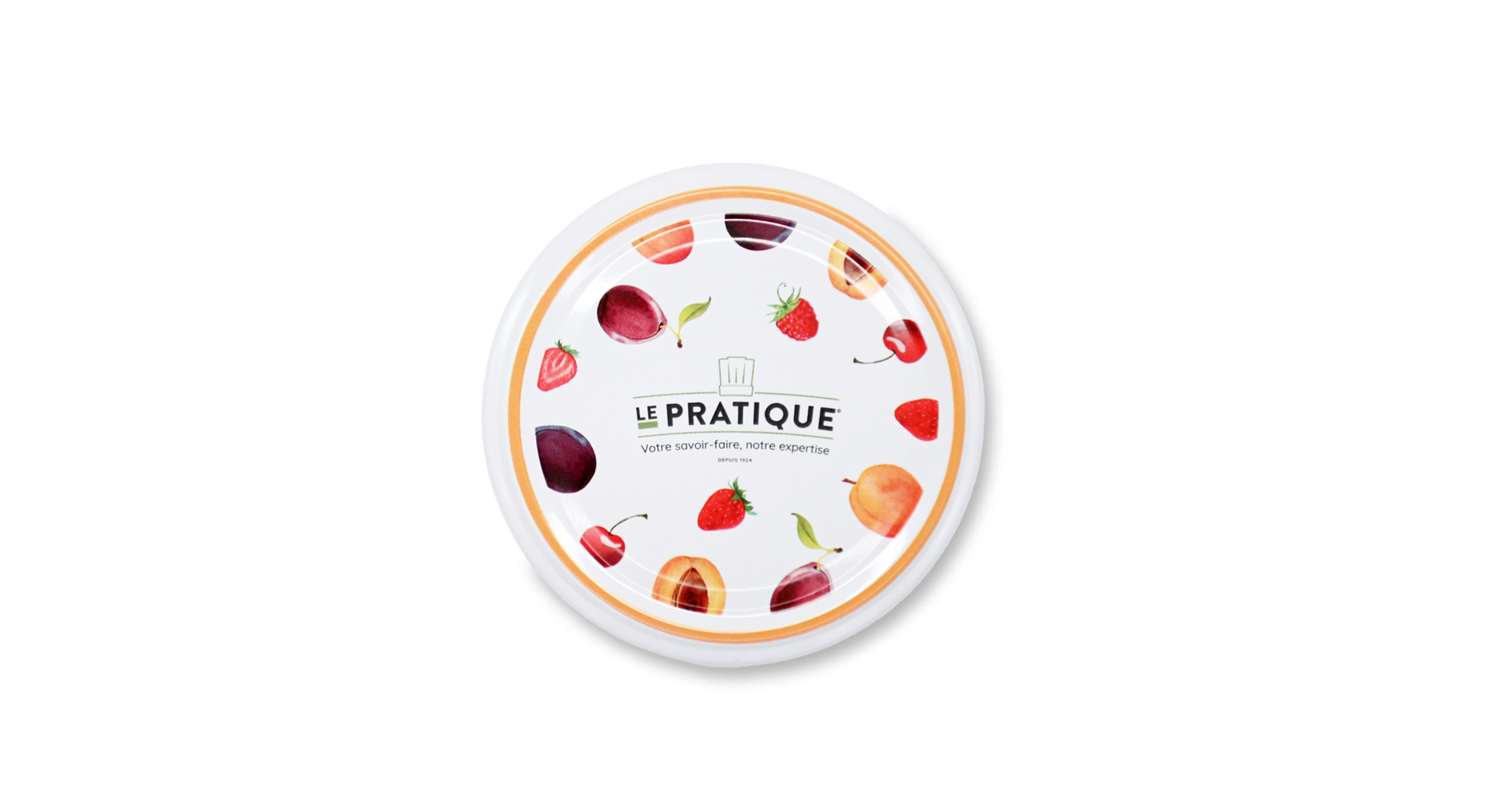 Sachet de 6 couvercles pour pots de confiture Ø 82 mm - Le Pratique