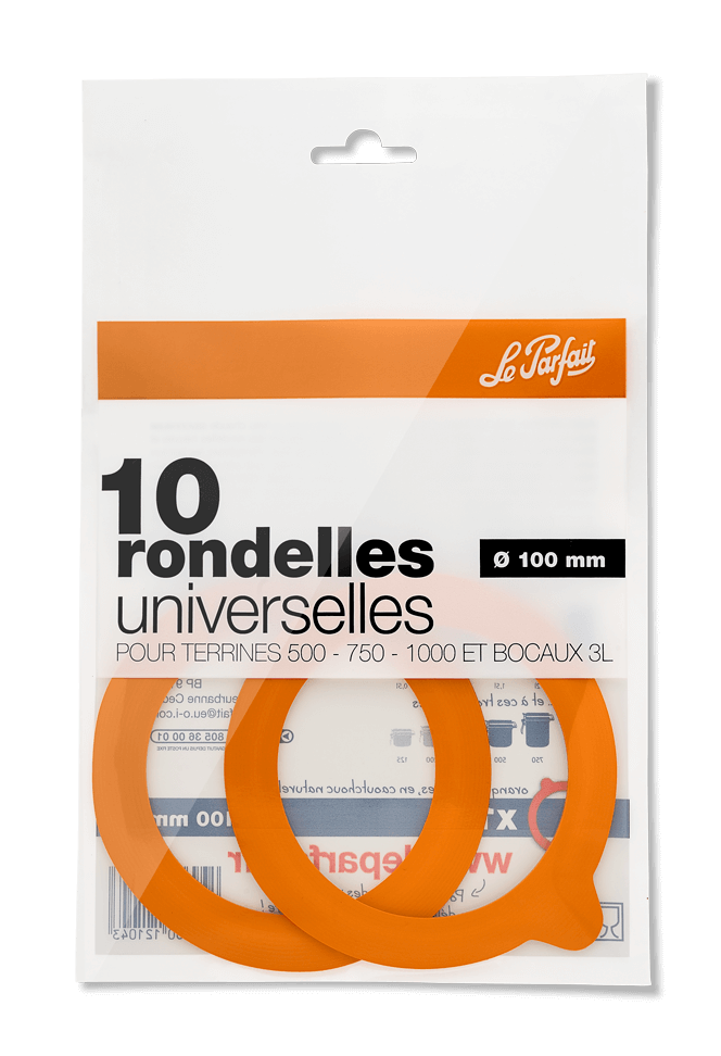 Joints universels pour bocaux LE PARFAIT, 70mm, 10 unités