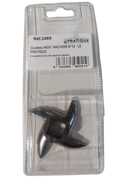 Couteau inox pour hachoir électrique n°12