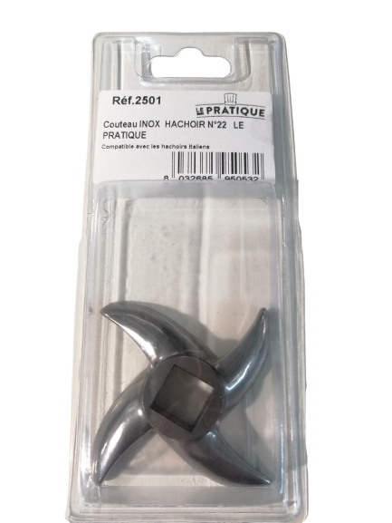 Couteau inox pour hachoir électrique n°22