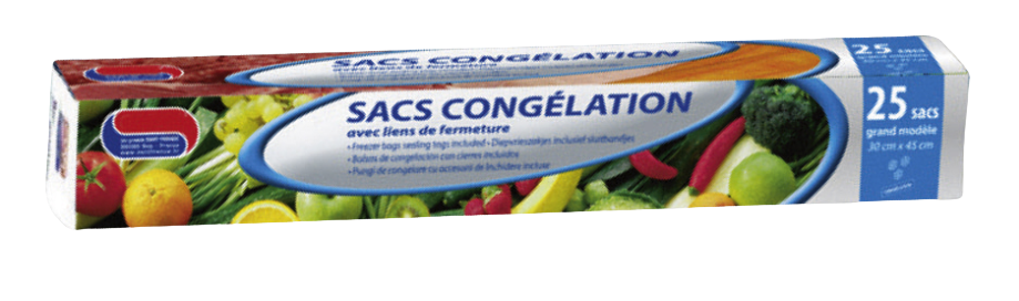 50 sacs de congélation 22X35 cm ANTI-GASPI