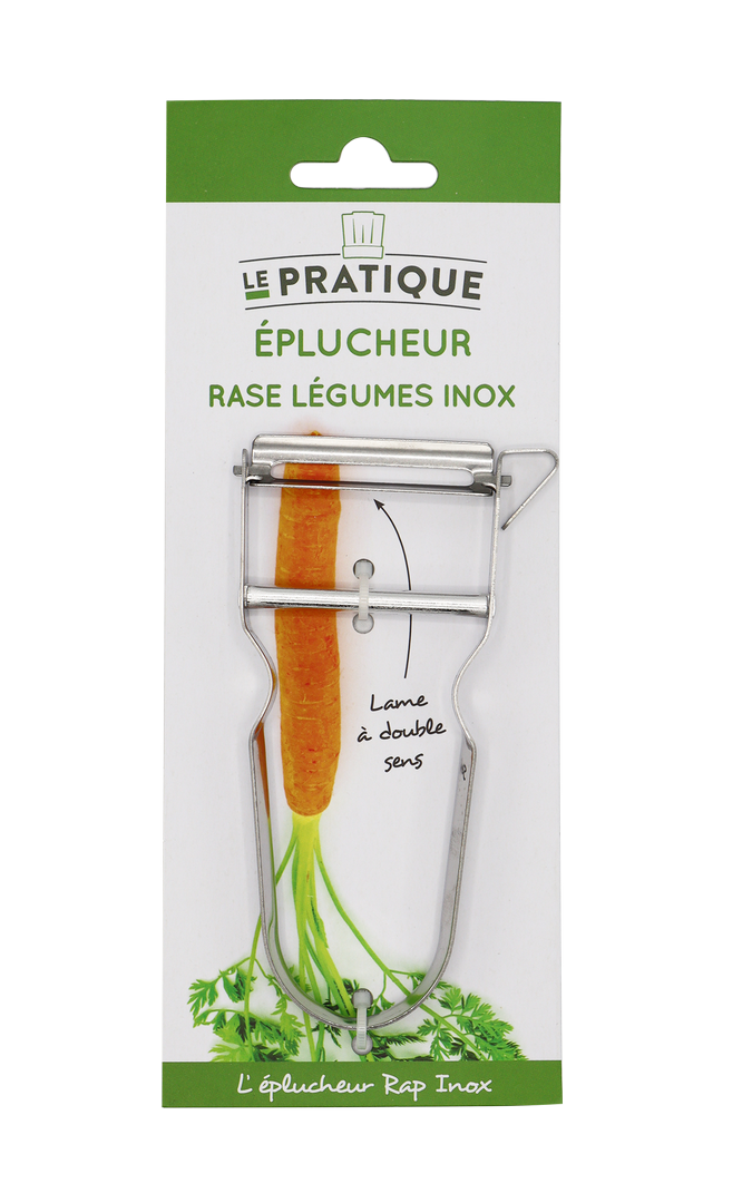 Eplucheur rase-légumes inox