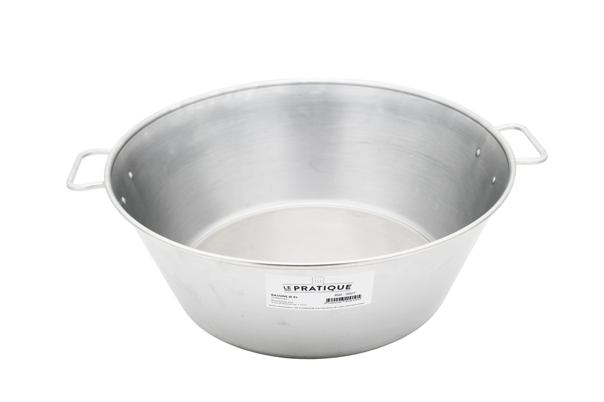 Bassine alu - Le Pratique ANTI-GASPI