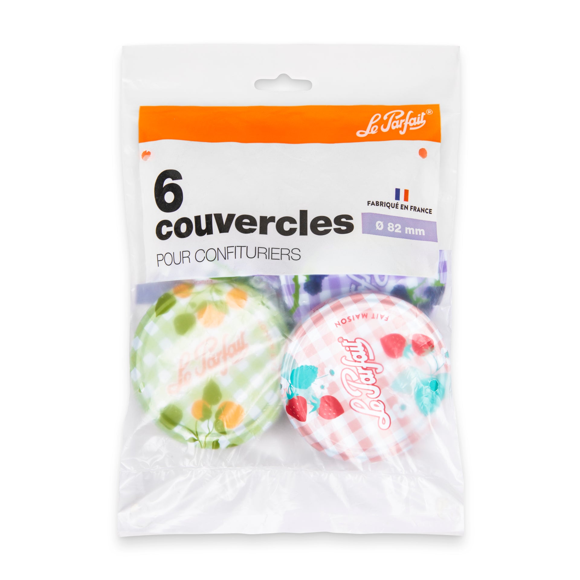 Couvercle Le Parfait pour pot de confiture - sachet de 6