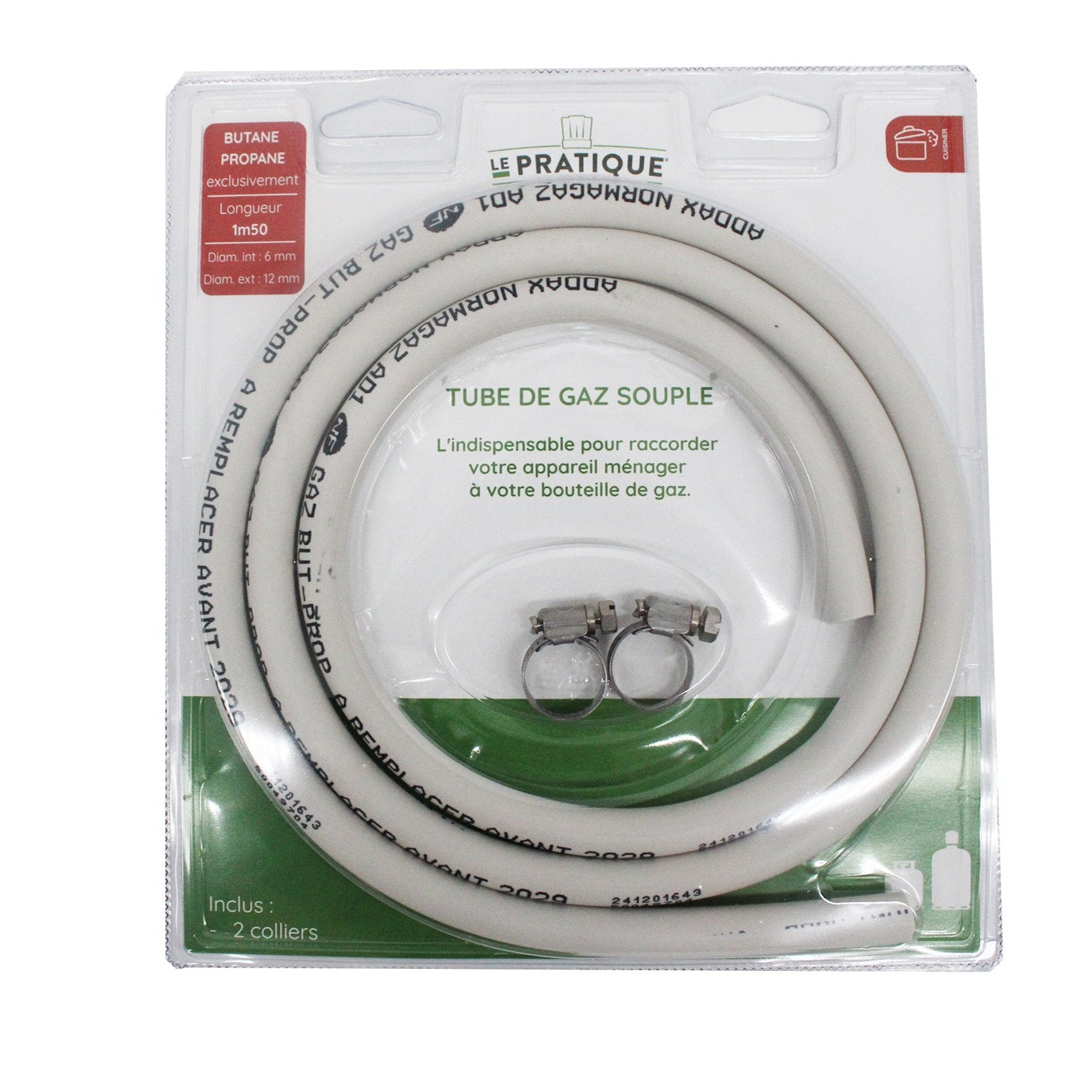 Tube de gaz souple - Le Pratique
