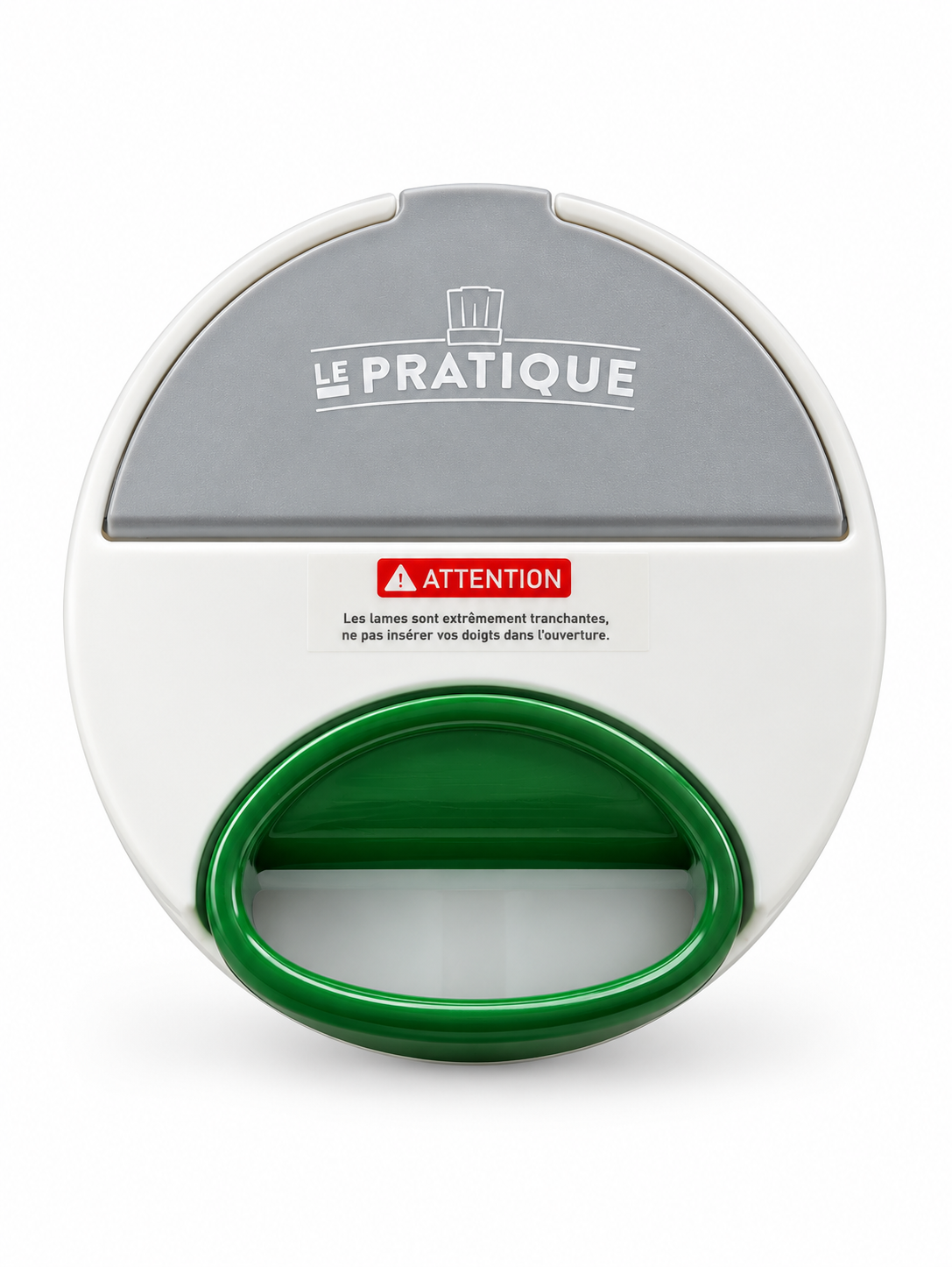 Mini-hachoir manuel 400 ml, 5 lames inox, couvercle hermétique et fonction mayonnaise - Le Pratique