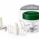 Mini-hachoir manuel 400 ml, 5 lames inox, couvercle hermétique et fonction mayonnaise - Le Pratique