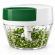 Mini-hachoir manuel 400 ml, 5 lames inox, couvercle hermétique et fonction mayonnaise - Le Pratique