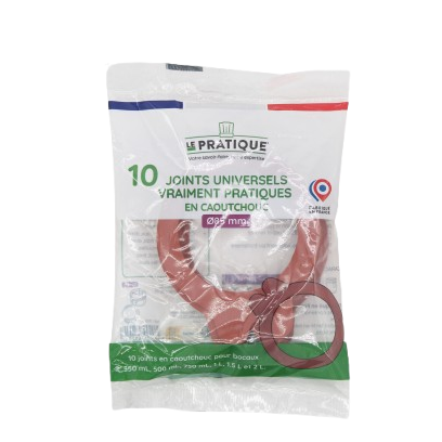 Sachet de 10 joints universels Ø 85 mm 2 languettes - Le Pratique