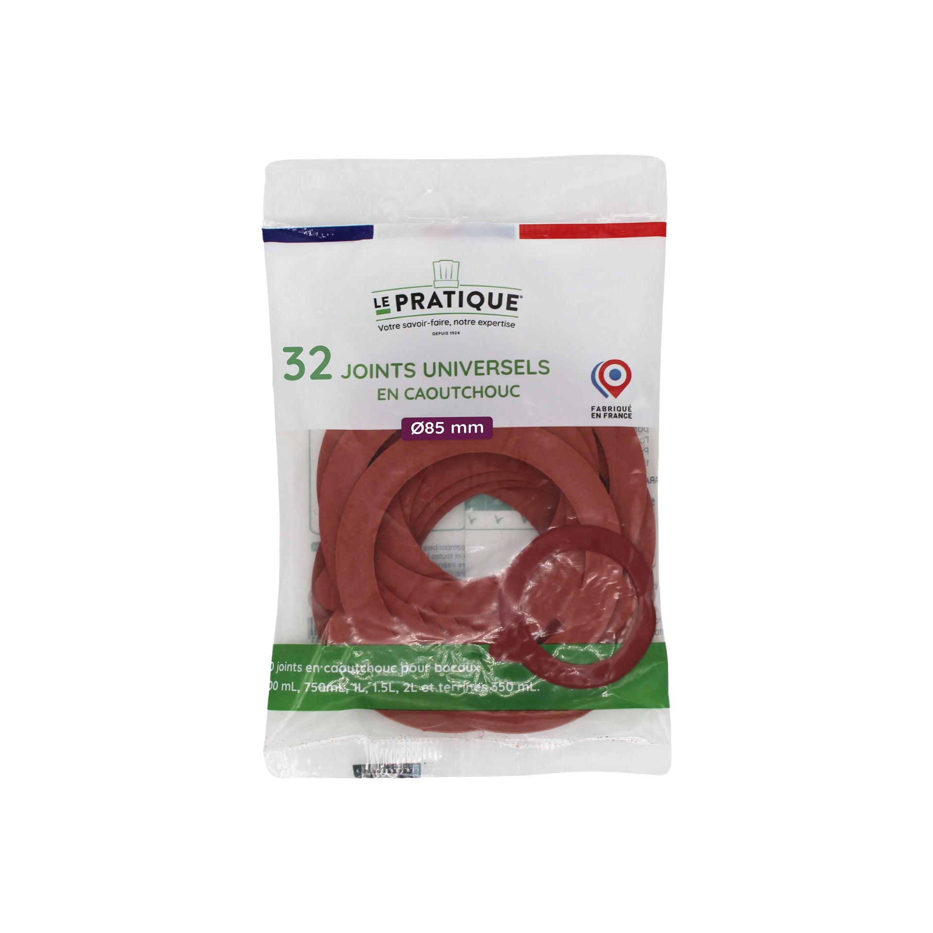 Sachet de 32 joints universels  Ø 85 mm - Le Pratique