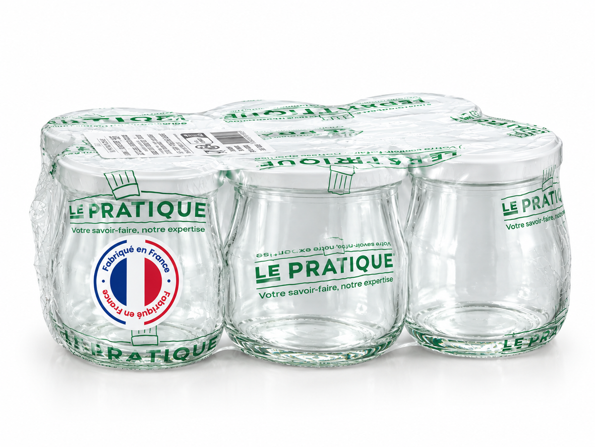 Pack de 6 pots de yaourt 15 cl - Le Pratique