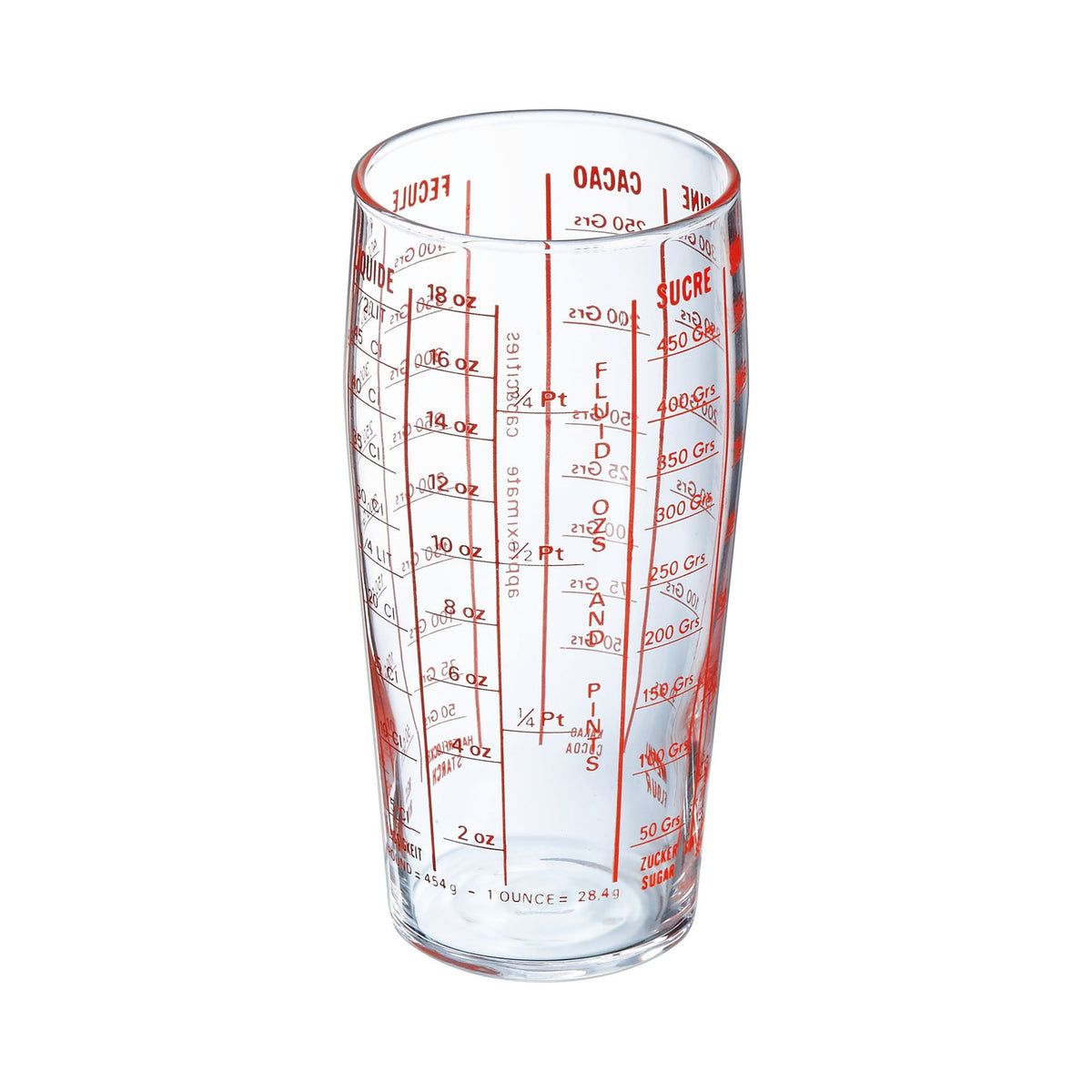 Verre à mesure en verre luminarc