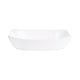 Plat rectangulaire 34 x 25 cm smart cuisine Carine blanc Luminarc