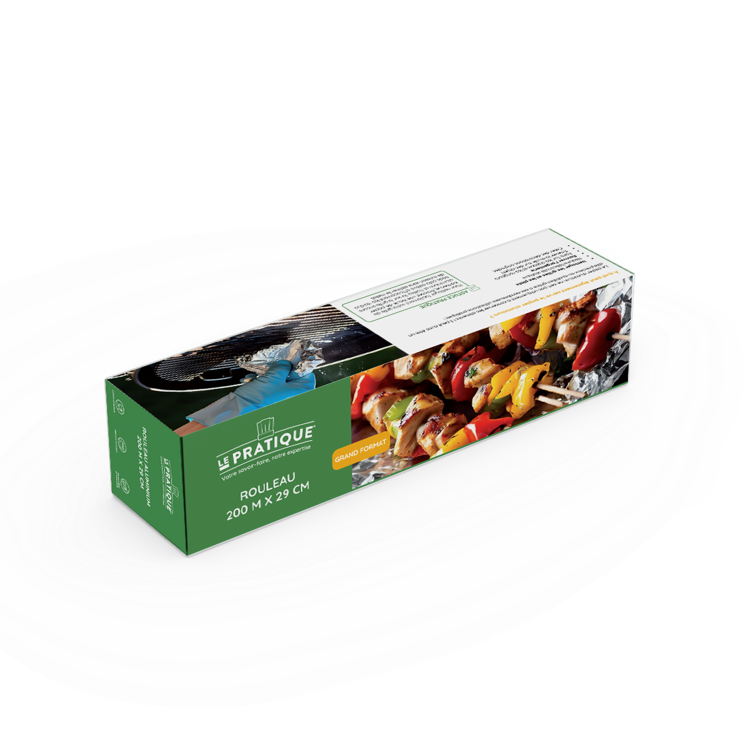 Papier aluminium 200 m x 29 cm - Le Pratique