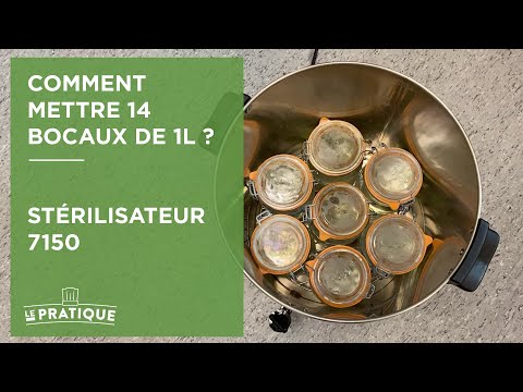 Stérilisateur inox 14 bocaux 1 L - Le Pratique – A Vos Conserves
