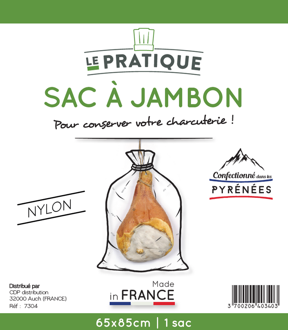 Sac à jambon nylon 65x85 cm - Le Pratique